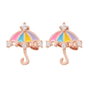 Heliophilia Silver Pendientes de Plata de Ley con Baño de Oro Rosa 10404ROS